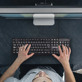 TECLADO TECHZONE TZACTCA04 ALAMBRICO STANDARD USB ERGONOMICO NEGRO